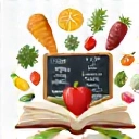 Icona di educazione alimentare